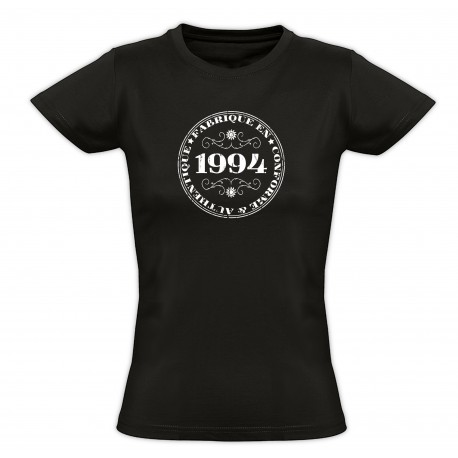 Tee shirt vintage - Fabriqué en 1994 Conforme & Authentique - Femme